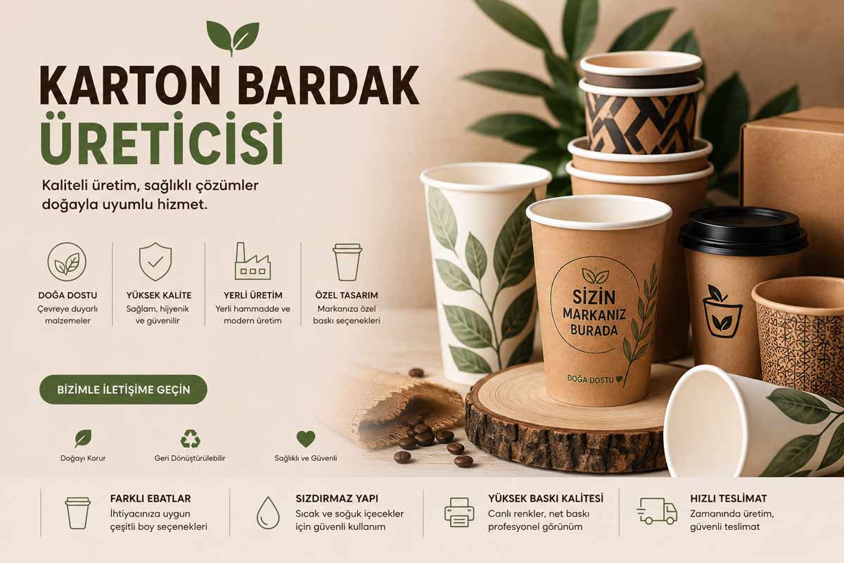 Logolu Karton Bardak